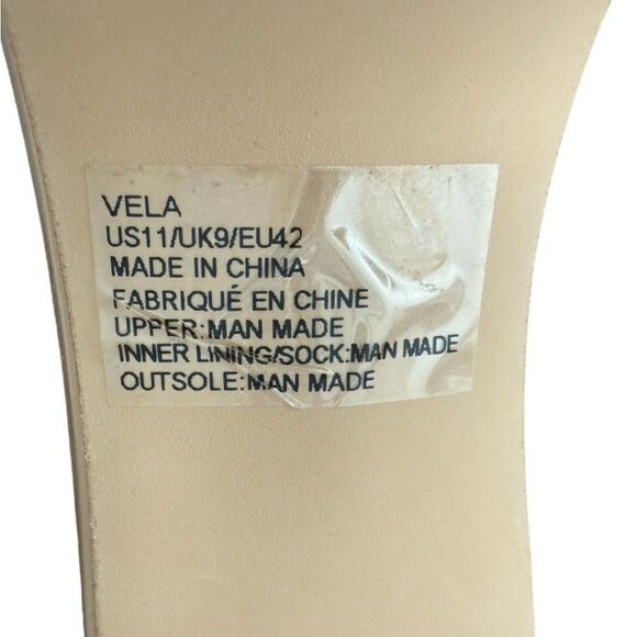 Shoe Dazzle Vela Clear Block Heeled Sandals with Modern Curved Heel Women’s 11 - Picture 9 of 13